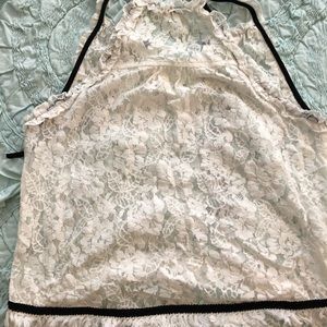 White Lacy Blouse from Sausalito Boutique